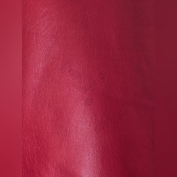 Firenze Vintage Women's Rare Red, Black, Yellow Colorblock Calf Leather Suede L - Picture 8 of 8